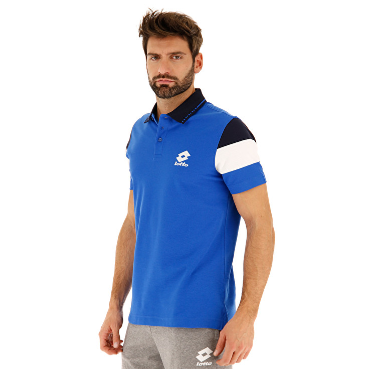 Lotto Praja Pq Camisa Polo Hombre - Azules - Colombia ESGFHWQ-68